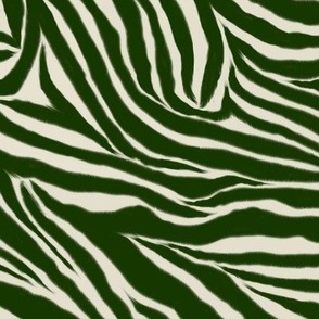 Green store animal print